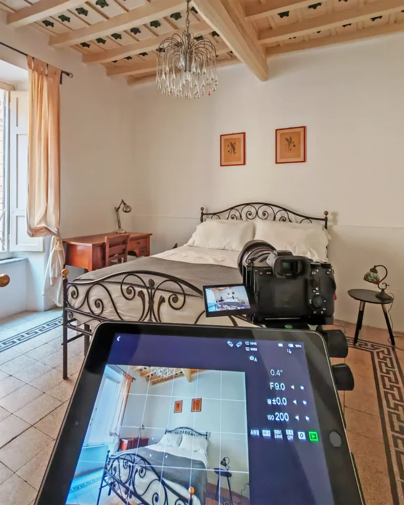 fotografo architettura al lavoro